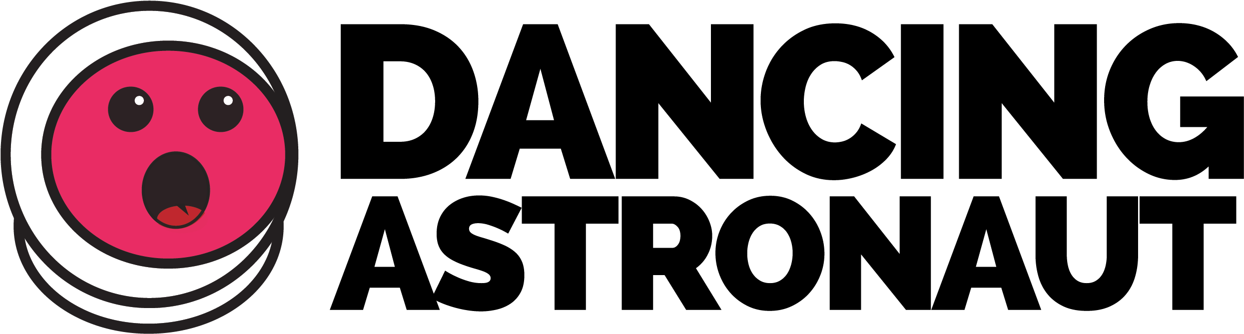 Dancing Astronaut Logo - Dancing Astronaut Logo Png (2601x736), Png Download