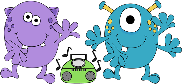Monsters Dancing - Number Order Puzzles (600x276), Png Download