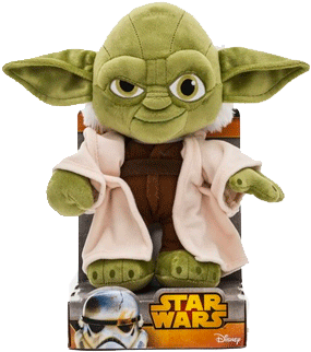 Peluche - Star Wars - Yoda - 25 Cms Peluche De Unos - Joy Toy 1400617 25 Cm Star Wars Yoda Velboa Velvet (600x600), Png Download