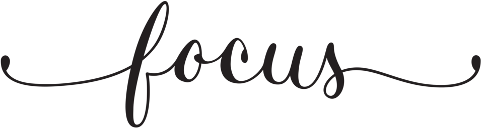 Focus Word (1200x1200), Png Download