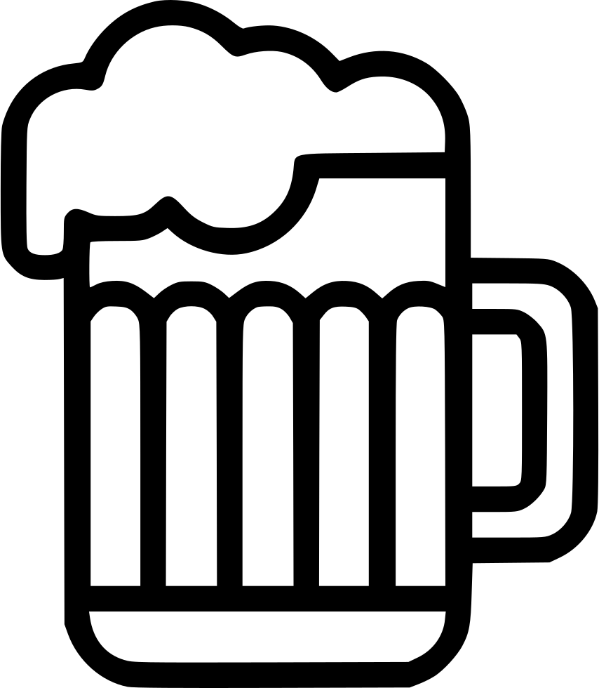 Beer Pint - - Pint Of Beer Png Icon (854x980), Png Download