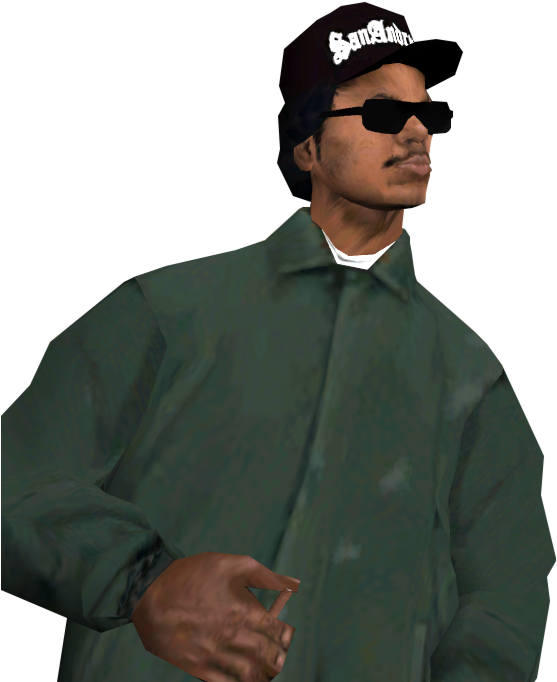 Gta San Andreas Ryder Render By Zractal-dan5gtc - Gta San Andreas Ryder Transparent (617x715), Png Download