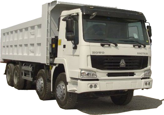 Sinotruk Howo 8x4 Dump Truck - Howo Dump Truck Png (610x421), Png Download