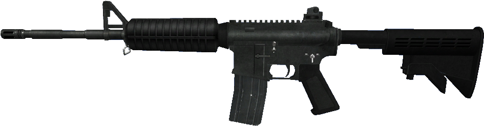 Carbinerifle-gta4 - Vfc M4 Cqb R (987x260), Png Download