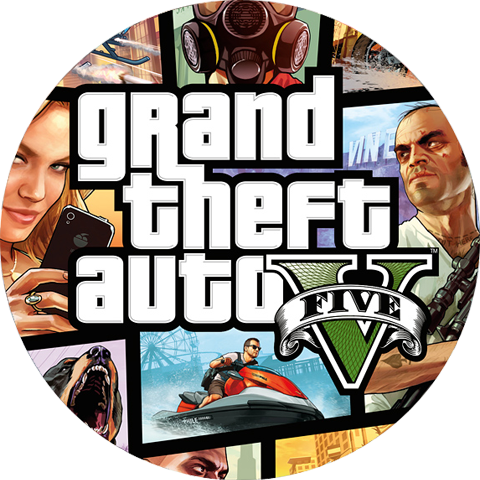 Gta Png - Grand Theft Auto 5 Round (480x480), Png Download