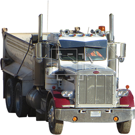 Dump Truck - Trailer Truck (450x450), Png Download