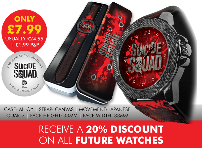 Incredible Dc Comics, Tv And Movie Watches - Eaglemoss Dc Watch (680x500), Png Download