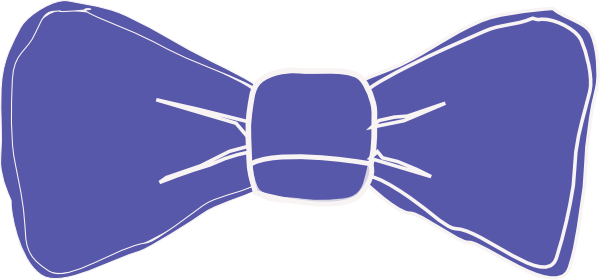 How To Set Use Bow Tie Periwinkle Svg Vector (600x280), Png Download