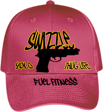 Swizzle Thug Life Yolo Fuel Fitness - Baseball Cap (428x400), Png Download