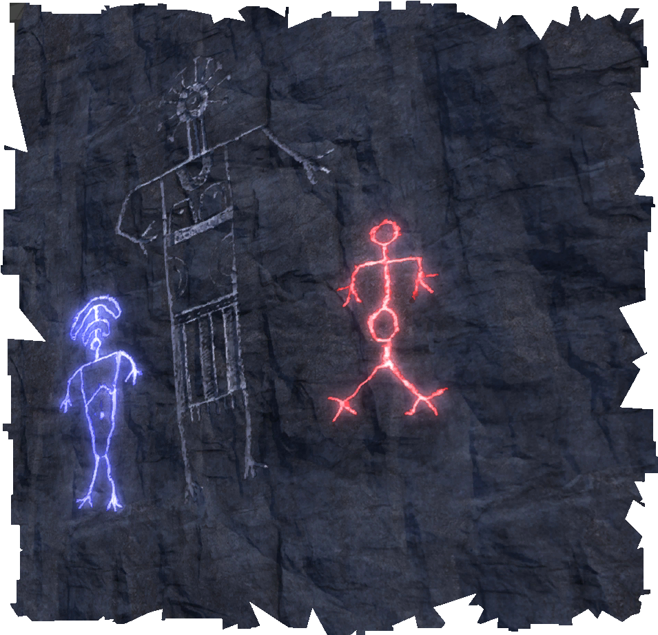 Acrg Cave Paintings - Painting (1024x1024), Png Download
