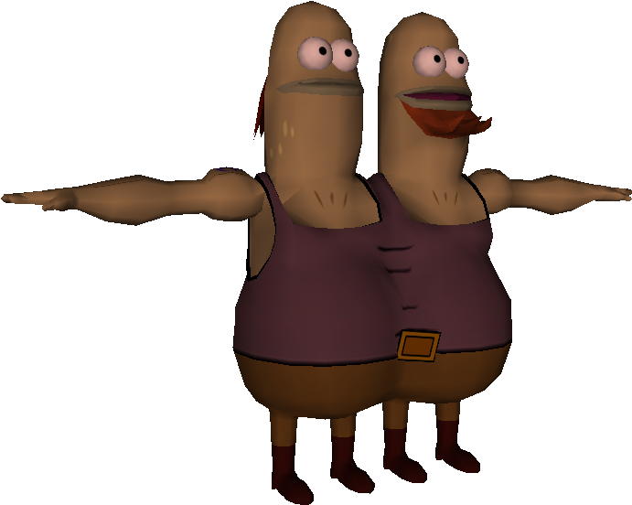 Download Zip Archive - Spongebob Squarepants Movie Twins (750x650), Png Download