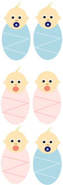 Baby, Boy, Girl, Babies, Infant, Newborn, Twin, Twins - Vektor Bayi Baru Lahir (320x640), Png Download