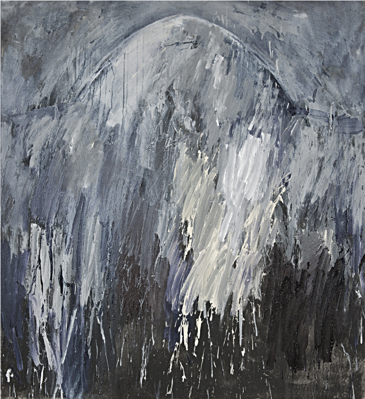 Untitled Mixed On Canvas 165 X 150 Cm - Watercolor Paint (1000x801), Png Download