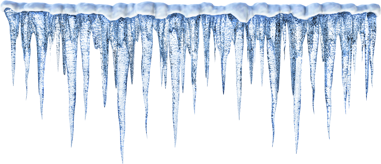Icicles Png (1300x562), Png Download