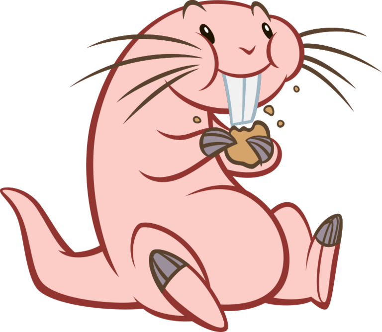 Rufus Eating - Mole Rat From Kim Possible (768x668), Png Download