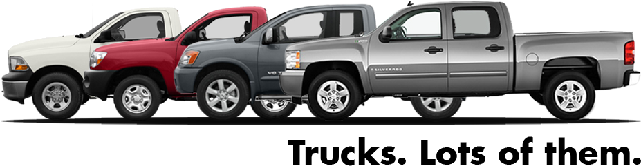 Used Pickup Trucks - Pickup Truck (926x250), Png Download