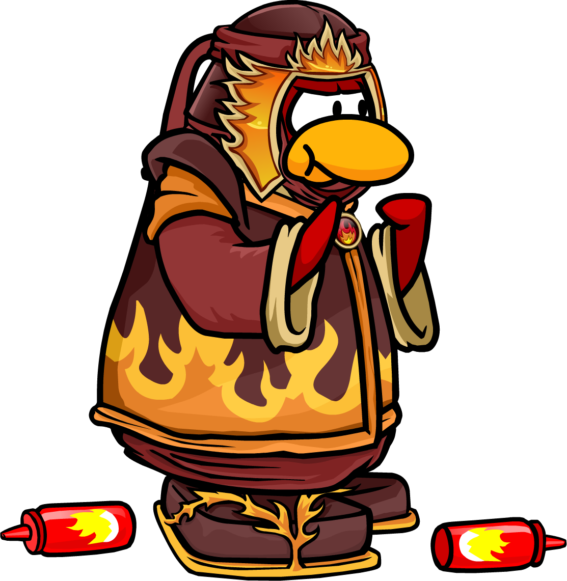 Fire Ninja Eating Cupcake - Cartoon (1113x1141), Png Download