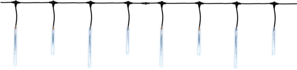 Icicle Lights Extra Snowmotion - Parallel (600x600), Png Download