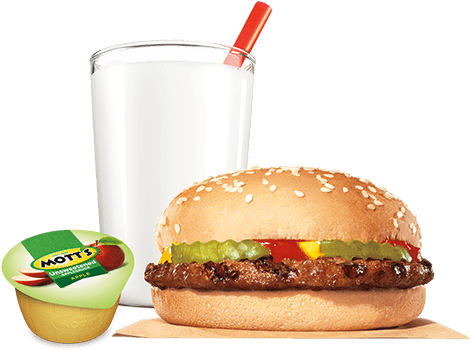 Hamburger King Jr™ Meal - Burger King Jr Burger (500x540), Png Download