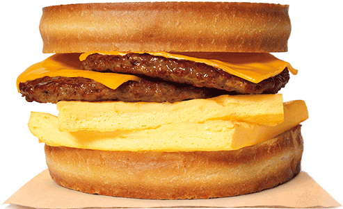 Smoked Double Sausage Breakfast Sourdough King™ - Burger King Breakfast Egg (500x540), Png Download