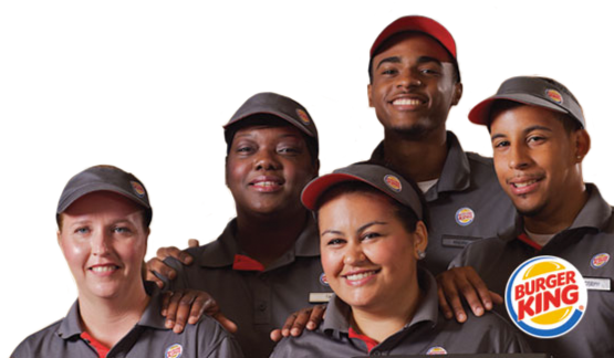Burger King Service Crew (555x324), Png Download