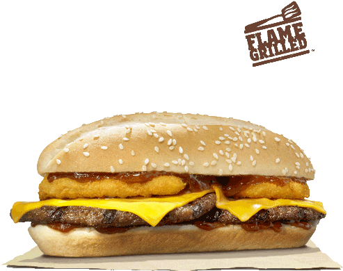 For Longer Amusement - Long Texas Bbq Burger King (500x540), Png Download