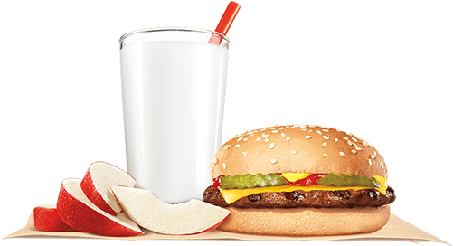 Burger King Is Serving Up Healthier Options For Kids - Kids' Meal (500x540), Png Download