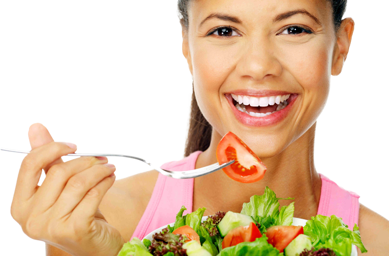 Free Meal Plan Offer - People Eating Healthy Food (760x500), Png Download