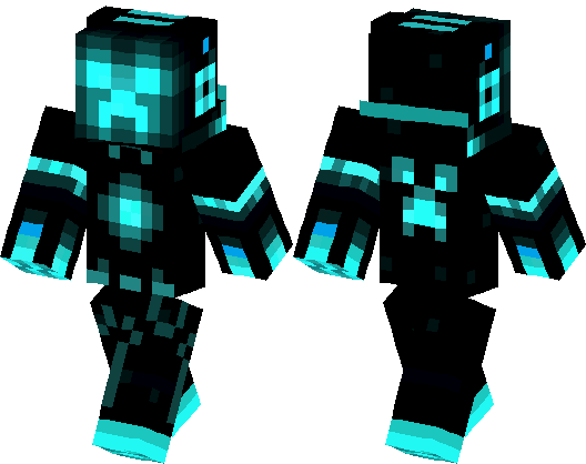 Blue Png For Free Download On - Minecraft Skin Creeper (528x418), Png Download