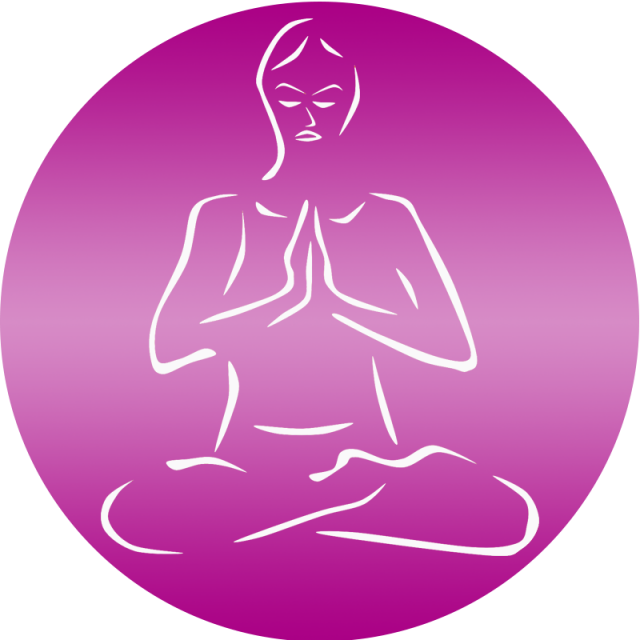 Meditation Silouhette, Yoga Silouhette, Yoga Girl, - Heart Meditation: An Introduction To Gnostic Heart (640x640), Png Download