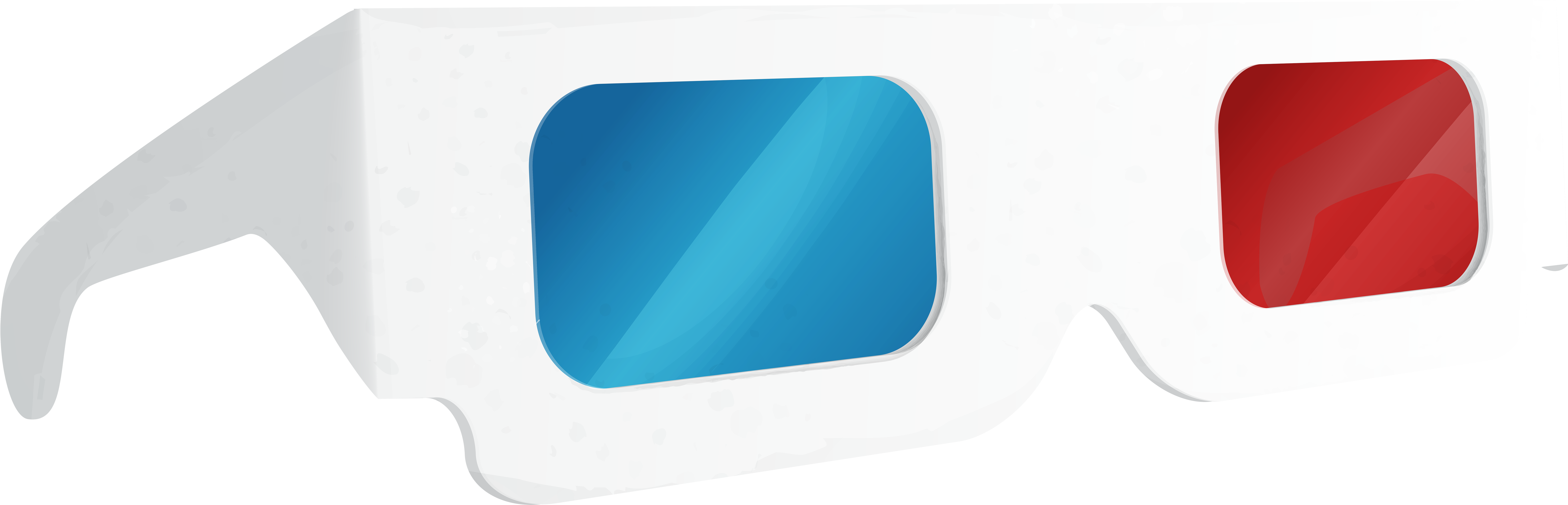 3d Cinema Glasses Png Clip Art - Rear-view Mirror (8000x2665), Png Download