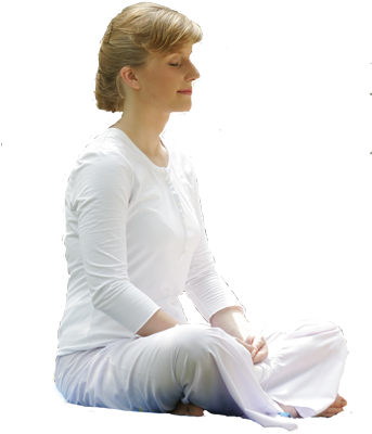 Girl-meditating - Meditation (342x410), Png Download