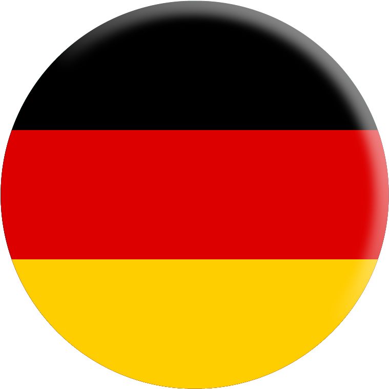 German Flag Png - German Flag Circle Png (768x768), Png Download