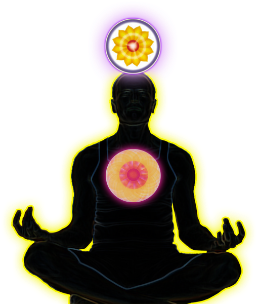 Man Med - Heart Chakra Pranic Healing (683x683), Png Download