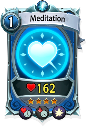 Magic 3 Card Hero Meditation - Portable Network Graphics (315x447), Png Download