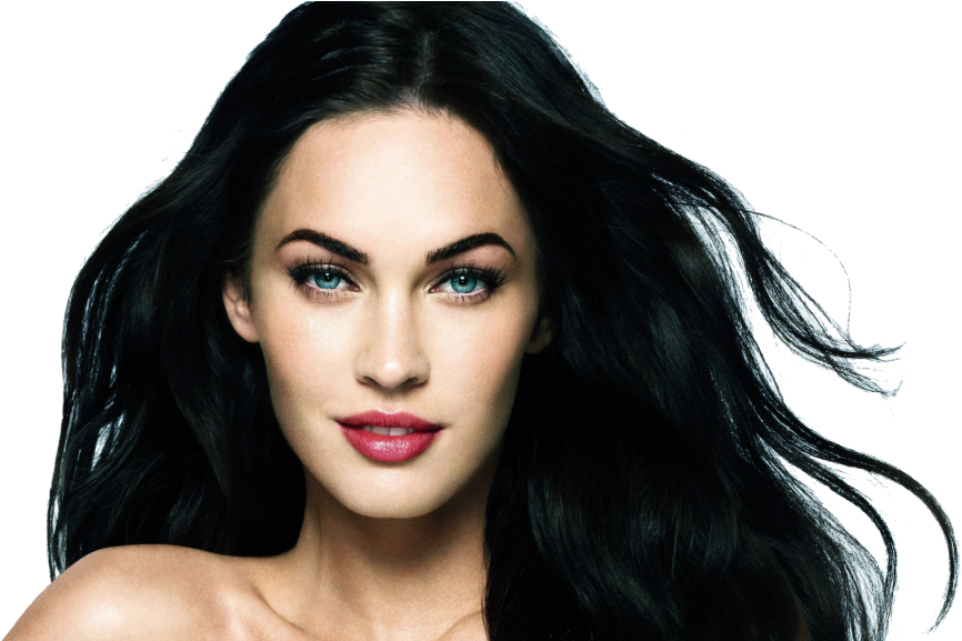 Megan Fox Png Image Background - Megan Fox Red Lips (1024x576), Png Download