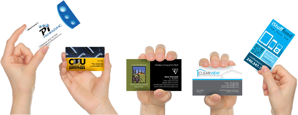 Printing Business Cards Png (1080x400), Png Download