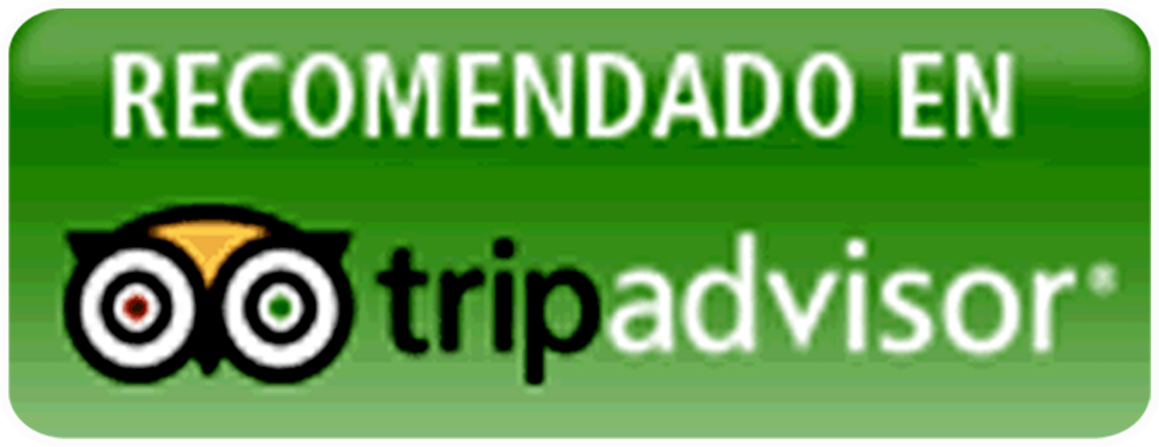 Recomendado Tripadvisor Logo Png (2490x1068), Png Download