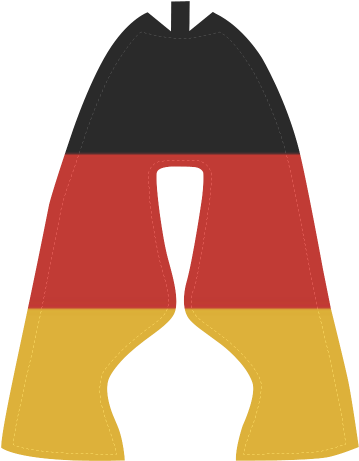 German Flag Colored Stripes Women's Running Shoes - Lifejacket (500x500), Png Download