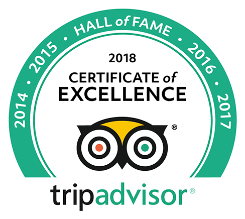 Trip Advisor Hall Of Fame - Tripadvisor Certificate Of Excellence Hall Of Fame (500x443), Png Download
