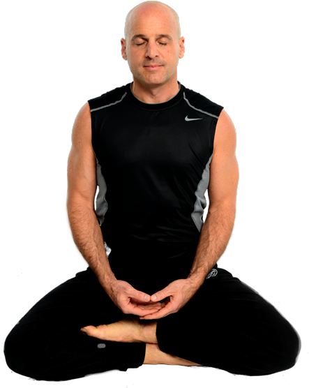 Michael Seated Meditation - Meditation (452x566), Png Download