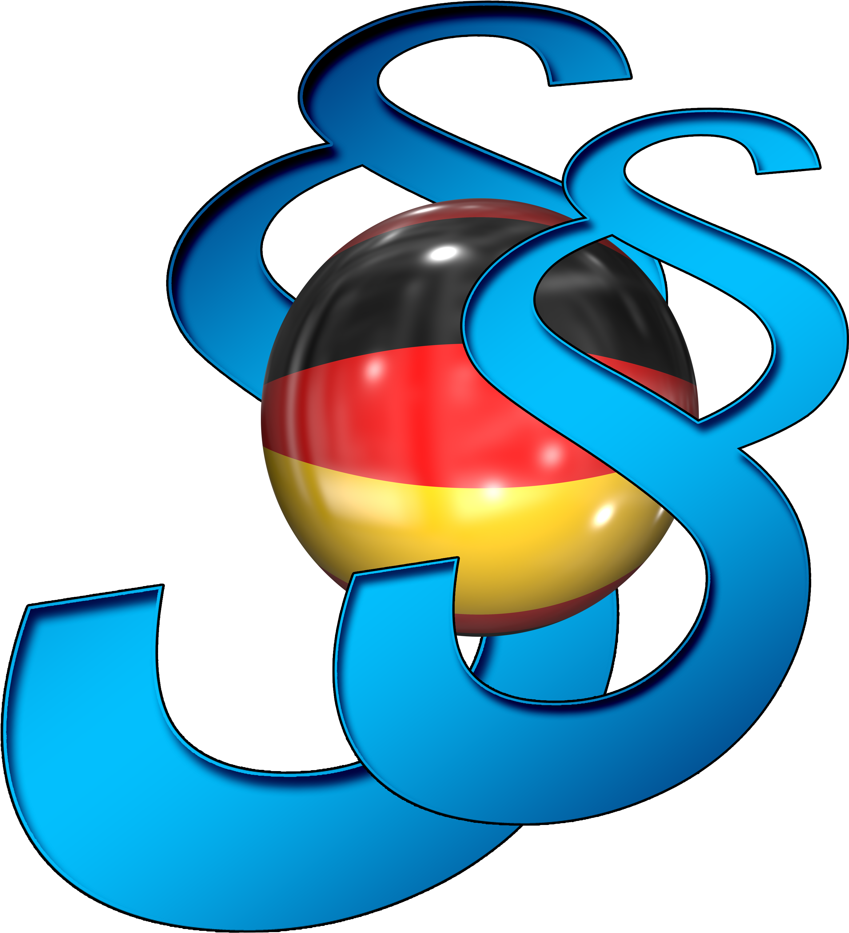 Clause Germany Flag Attorney Codex 1462957 - Graphic Design (4000x4000), Png Download