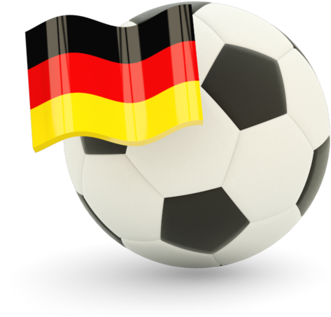 Germany Football With Flag - Germany Flag With Football (640x480), Png Download