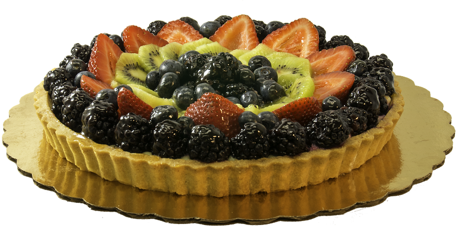 Fruit Tart - Tırtıklı Kek Kalıbı (960x473), Png Download