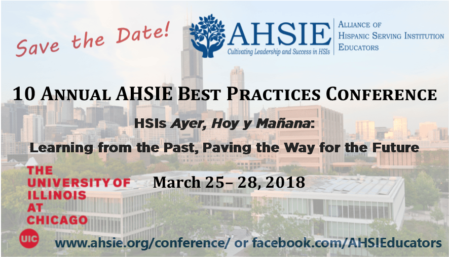 Save The Date 2018 Ahsie Conference At Uic - University Of Illinois At Chicago (912x515), Png Download