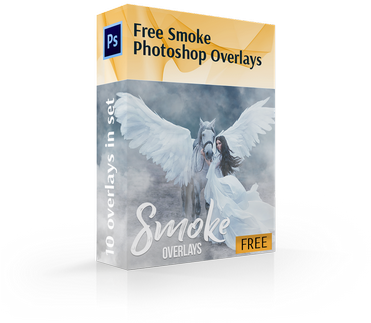 Free Smoke Overlay Photoshop Cover Box - Adobe Photoshop (370x344), Png Download