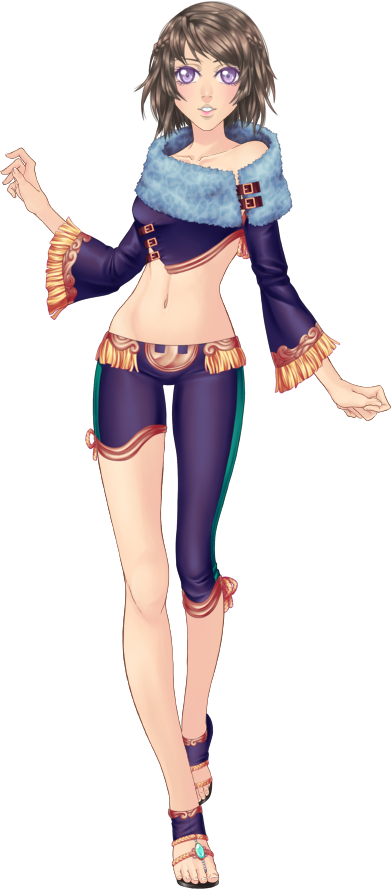 Outfit Howling Wolf - Hallebarde Elven Armor Eldarya (391x889), Png Download
