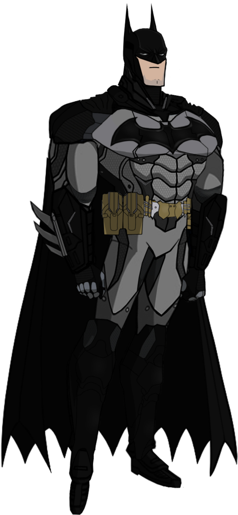 Jl Batman Arkham Knight By Alexbadass On Deviantart - Batman Arkham Knight Jlu (600x1099), Png Download