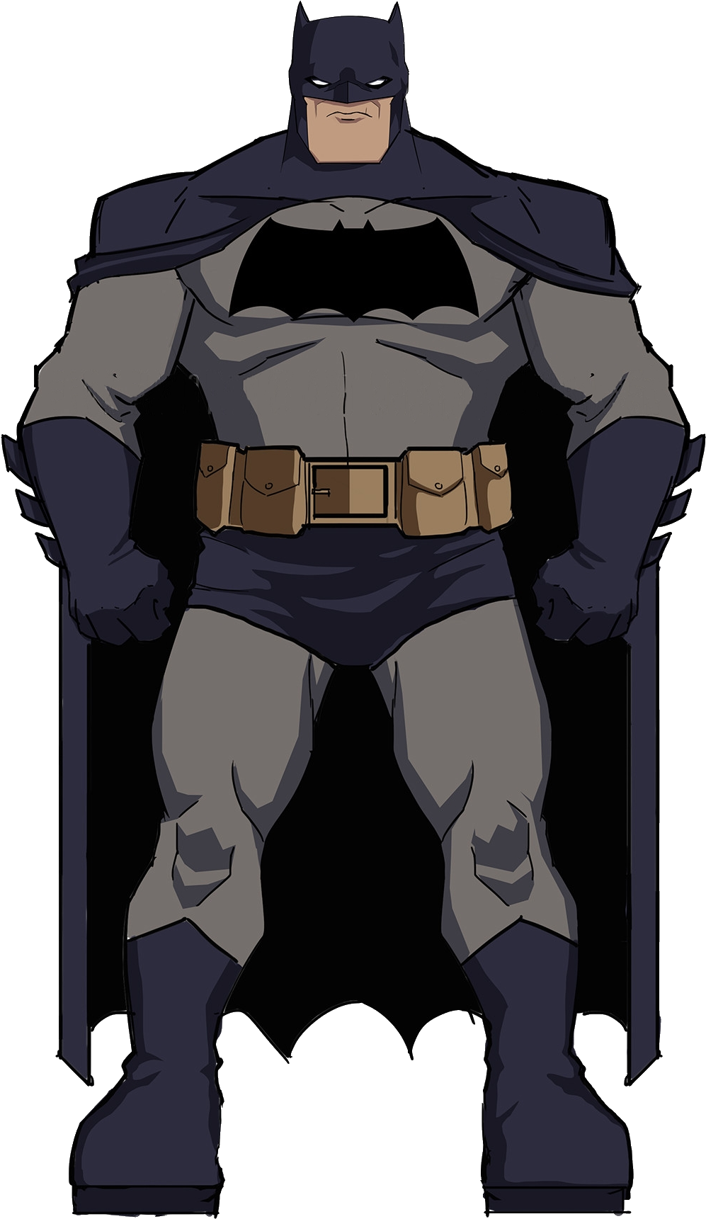 Batman The Dark Knight Returns - Dark Knight Returns Batman Png (1077x1728), Png Download