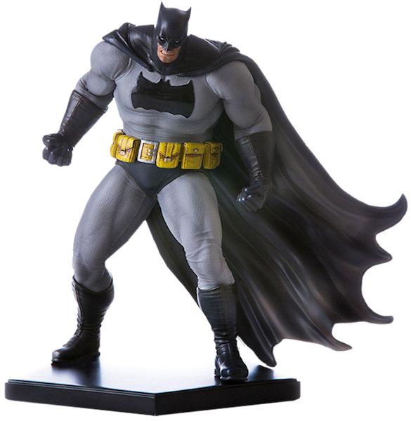 Batman Arkham Knight - Batman: Arkham Knight - Batman Dark Knight 1:10 Statue (585x600), Png Download